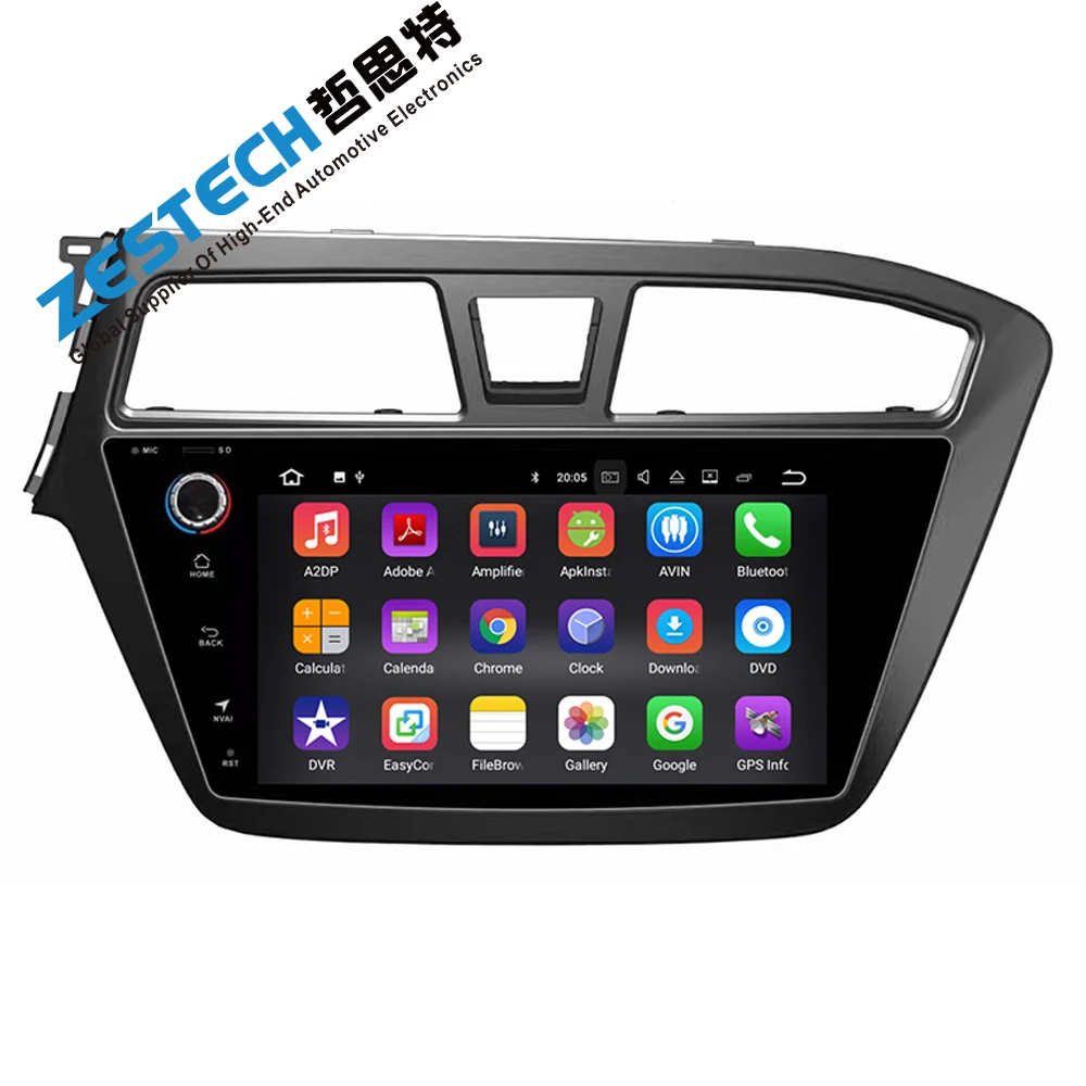 

Andorid 7.1 car radio gps system for Hyundai i20 with wifi/usb/dvr/camera/obd/tpms/swc/music