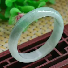 Натуральный браслет Piaoyang зеленый нефритовый браслет, подвеска из воска, нефритовый браслет 58 мм 00138