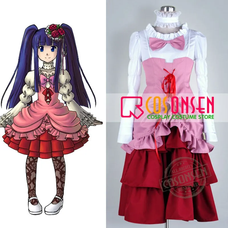 Cosplayonsen Umineko No Naku Koro Ni Erika Furudo Cosplay Costume Full Set All Size Cosplay