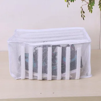 

Polyester Laundry bag Sneaker Washer Dryer White Shoes Clothes Washing Bag Home Storage Cleaner Footwear Mesh Wash Bag