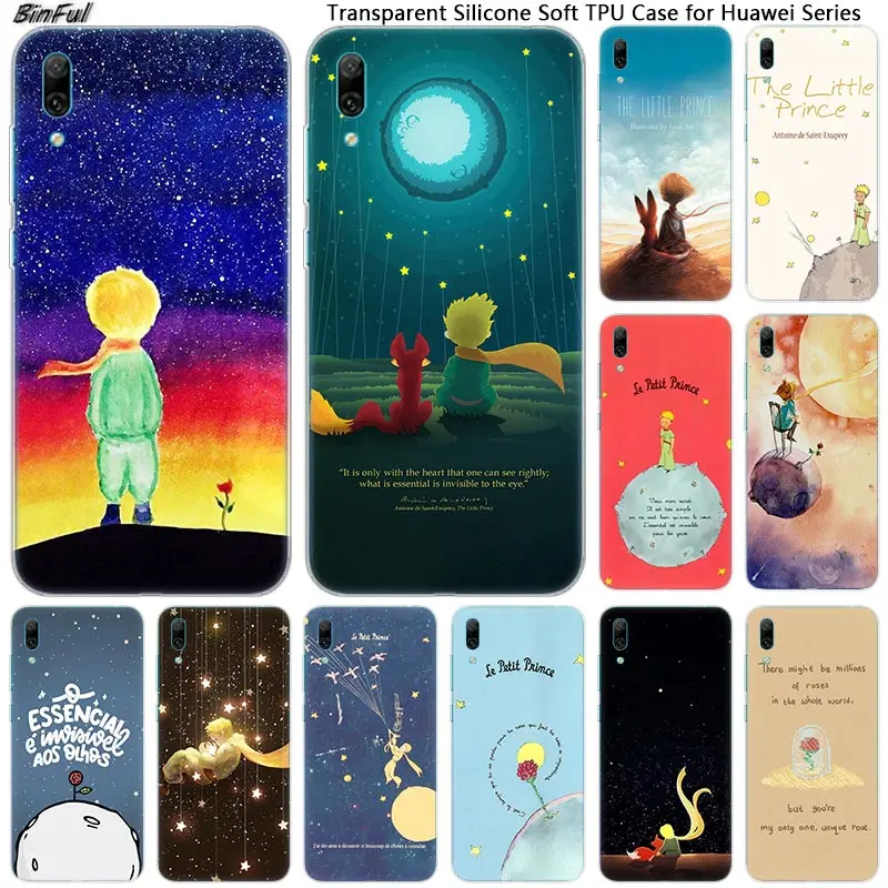 Мягкий силиконовый чехол The Little Prince для телефона Huawei Mate 10 20 Lite Pro Enjoy 9S Y9 Y7 Y6 Y5 2019 2018