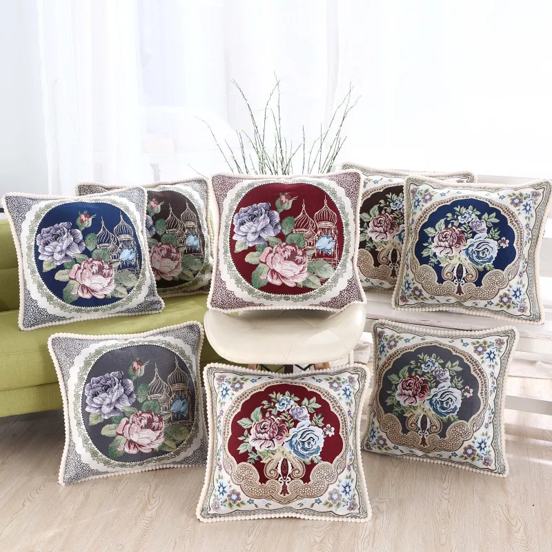 

Luxury Europe Cushion Covers Pillowcase Rectangle Throw Pillow Case Elegant Decorative Sofa Car Cushion Case Home Pillow Cover