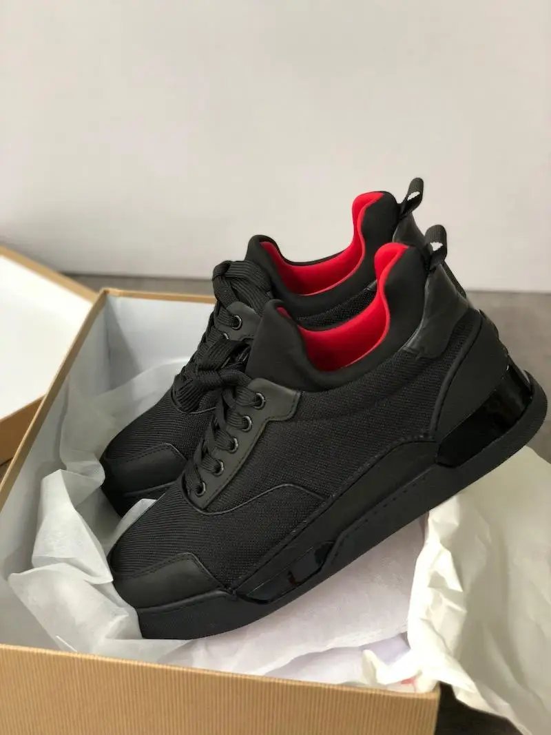 

New designer Sneakers Aurelien flat Trainer Red Bottom men shoes black Aurelien Sneakers Casual Outdoor Trainers Perfect Quality