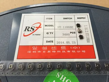 

South Korea imported small turtle side press cell phone power button flat MP34 touch button switch patch 4 feet high temperature