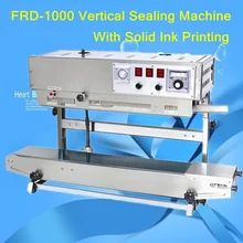 Гарантия из нержавеющей стали FRD-1000V Вертикальная твердая печатная машина ленточный герметик, полный английский панельный станок, quanlity надежны