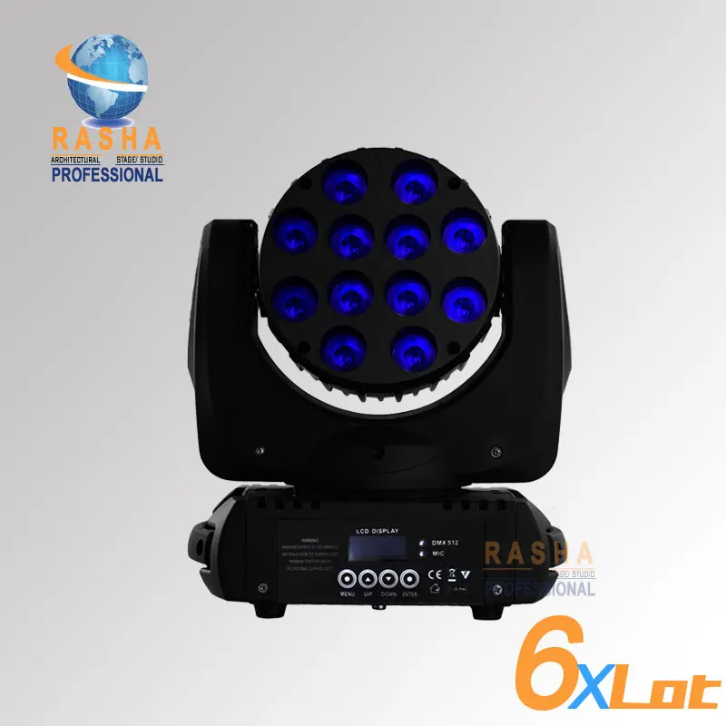 

6X LOT Free Shipping 12*10W CREE 4IN1 RGBW LED Moving Head Beam,Moving Head Light,Beam Light,Disco Light