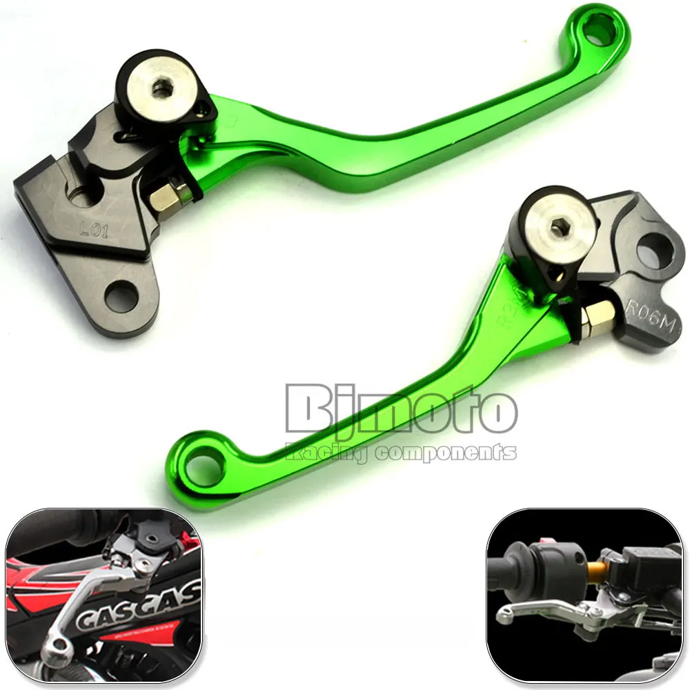 

Motorcycle CNC Pivot Brake Clutch Levers For Kawasaki KLX450R 2008 2009 Yamaha WR250F WR450F 2005-2015 Off road Street bikes
