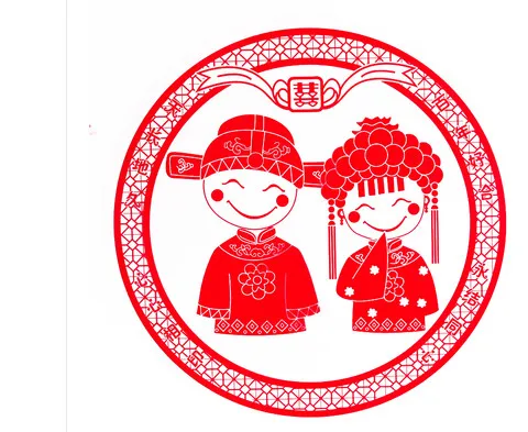 020 Hy Marriage Chinese Wedding Supplies Decorative 020 Hy Marriage Chinese Wedding Supplies Decorative Window Cartoon Like Electrostatic Sticker 30cm