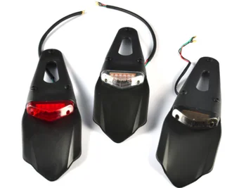 

by DHL or Fedex 30pcs New arrive Universal Motorcycle Trial Bike 12 LED Brake Stop Rear Tail Light 3colors for optional