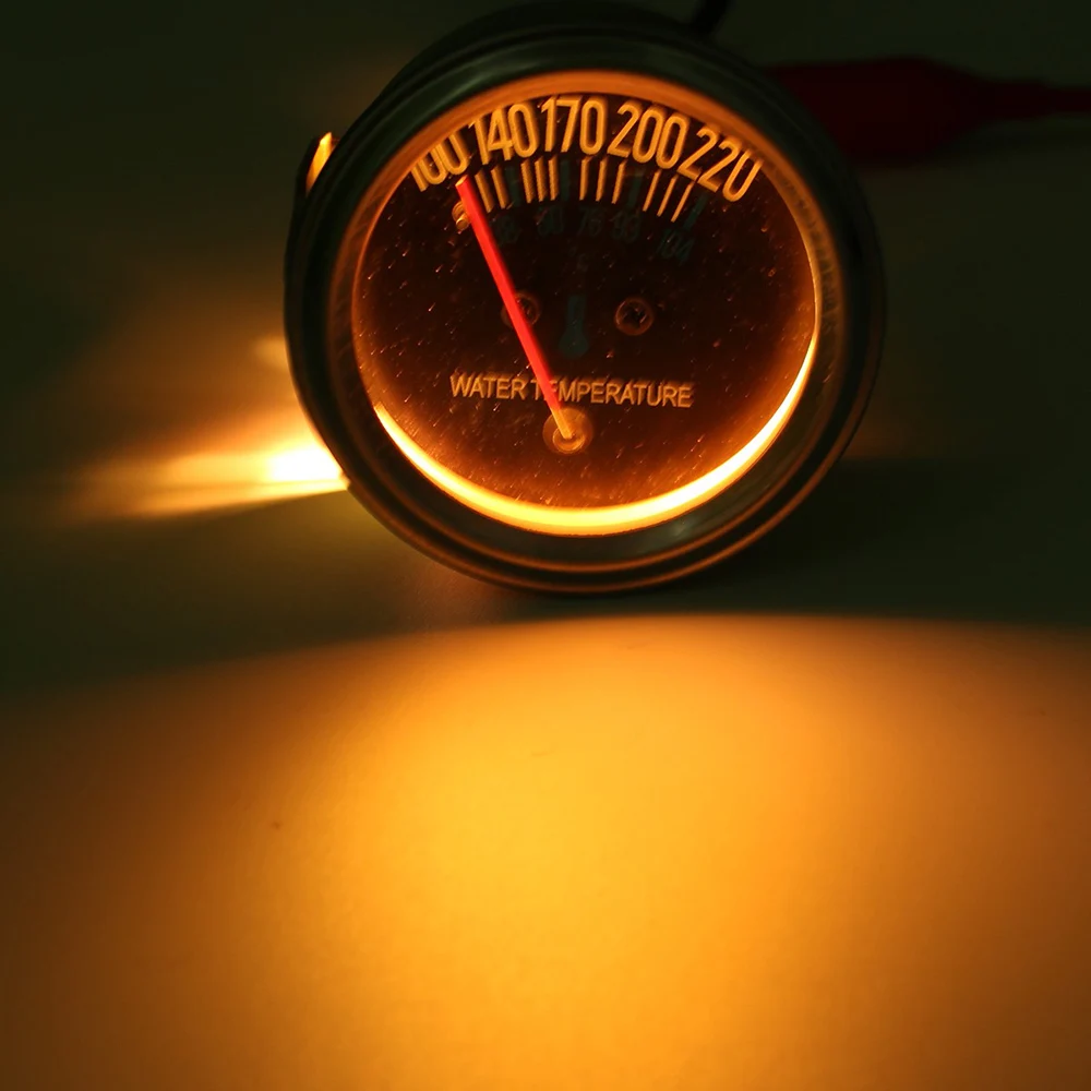 

2V 52mm Car Thermometer Auto Mechanical Water Temperature Meter Industrial Electronic Temperature Gauge 38 -104 Degrees Celsius