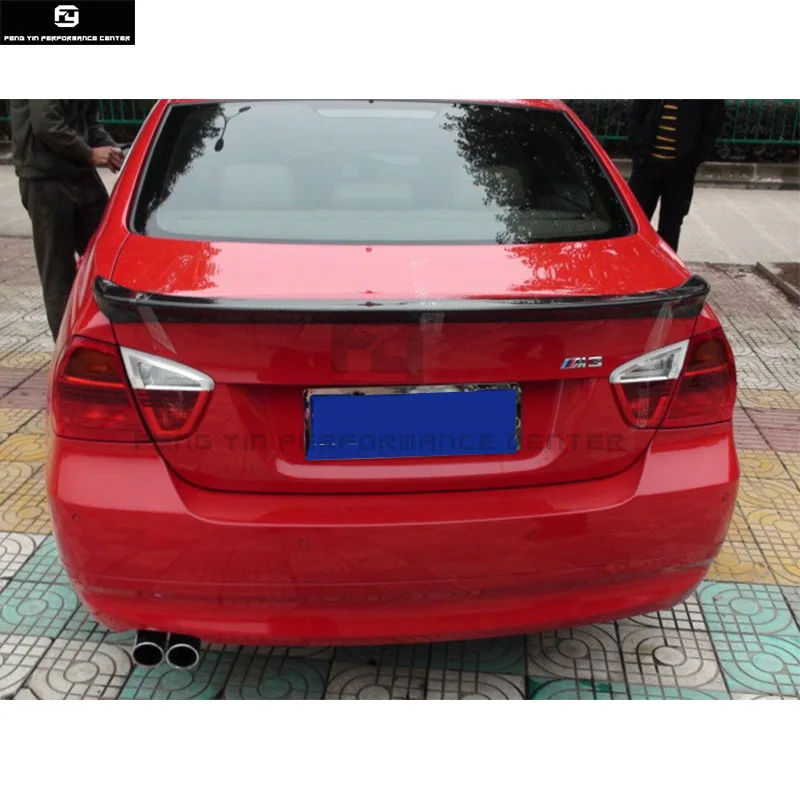

E90 M3 3 series 320i A style Carbon fiber Car Rear Spoiler Wings For BMW E90 325i A style 05-08