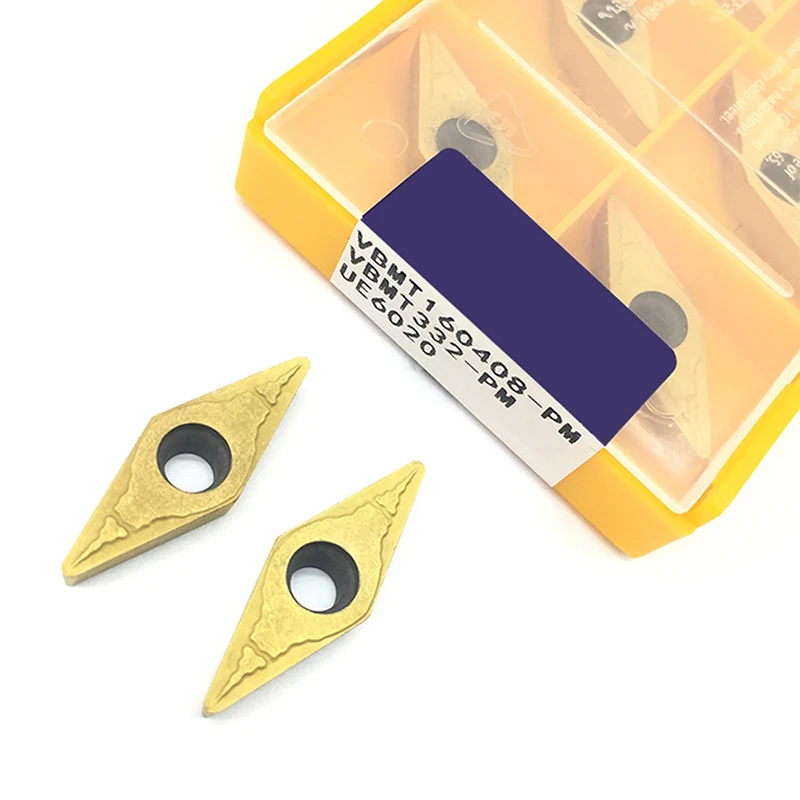 

20PCS VBMT160408 PM UE6020 External Turning Tools vbmt 160408 carbide inserts High quality Lathe cutter Tool