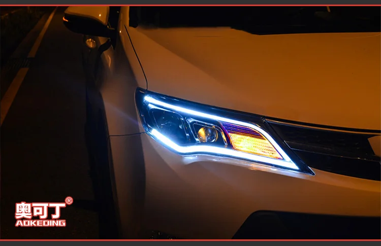 AKD автомобильный Стайлинг Головной фонарь для Toyota RAV4 фары- RAV 4 светодиодный фары DRL Hid Bi Xenon автомобильные аксессуары