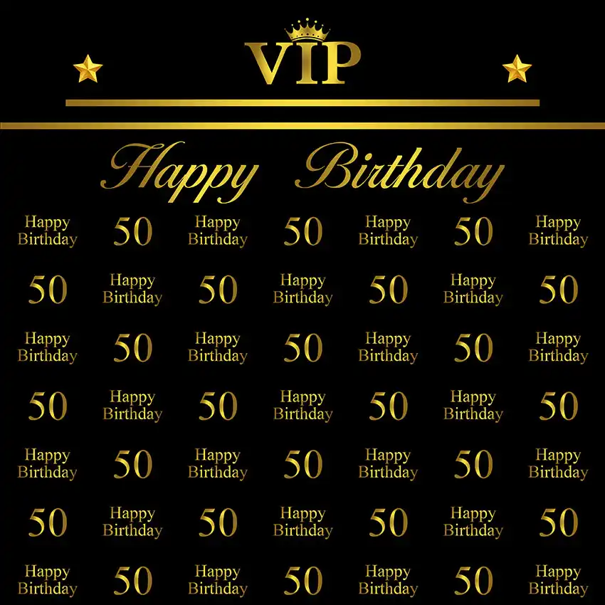 خلفيات للتصوير الفوتوغرافي Vip لون الذهب الأسود سعيد حفلة عيد ميلاد استوديو خلفية خلفيات مخصصة لاستوديو الصور خلفية Aliexpress
