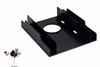 2.5"SSD Hard Drive Dual Port Double SSD Position to 3.5" Drive Bay Adapter Mounting Bracket HDD Converter Tray Support 2x SSD 3