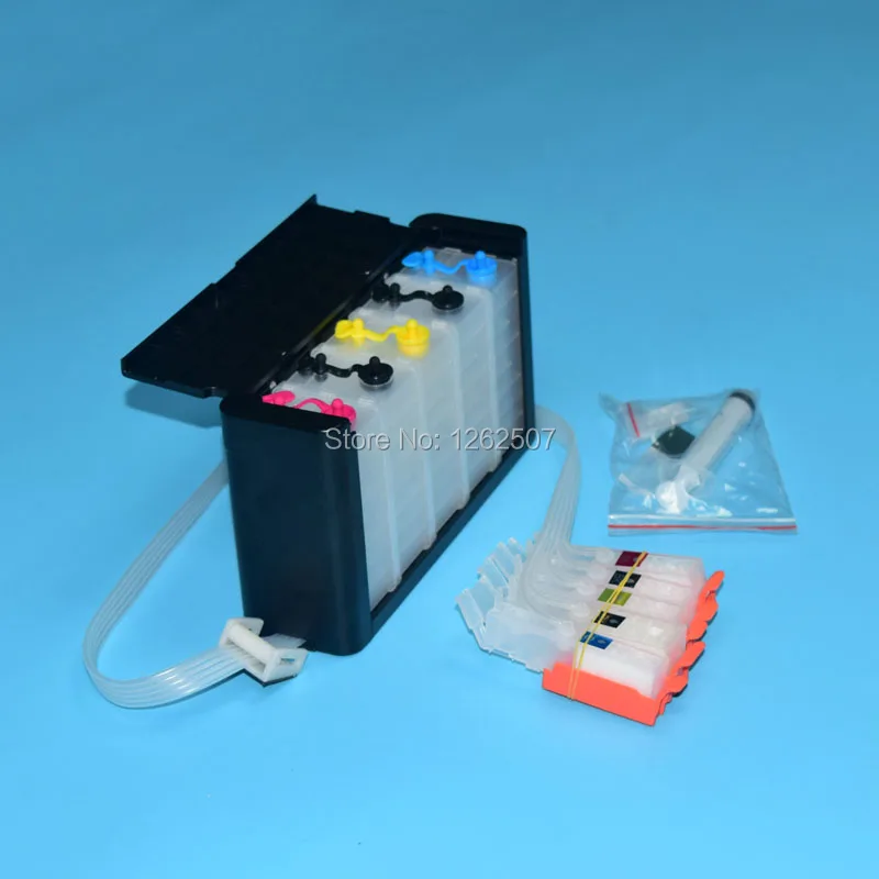 Ciss com Chips Reset para Canon Compatível 351 Sistema Auto Ip7230 Mg5430 Mg6330 Impressoras 5 Cor Pgi-350 Pgi350 Cli351 350 - Imagem 3