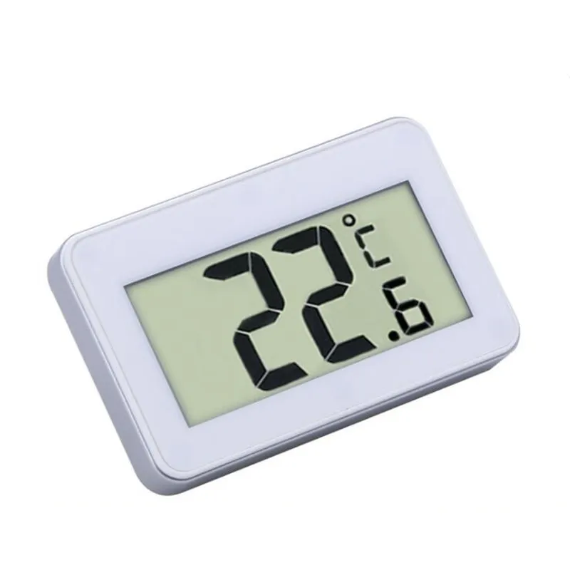 Mini Refrigerator Thermometer Digital LCD Display Waterproof Freezer Temperature meter with Hook