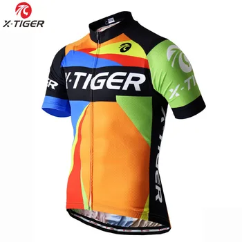 

X-TIGER 2020 Pro Anti-Sweat Cycling Clothing Summer 100% Polyester Bicycle Clothes Sportswear MTB Bike Clothing Cycling Jersey