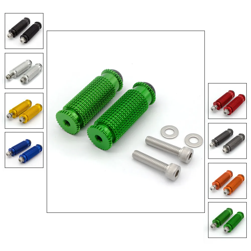 8 мм CNC Подножки подножки для мотоцикла педали Kawasaki Z1000 Z750 ZZR600 ZX10R ZX9R ZX6R ZX14R|foot