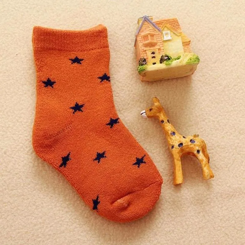 Star Kids Socks Infant Thick Clothes Warm Unisex Sock Autumn Winter Apparel Comfort Toddler Prop Children Clothing Free Shipping (3)