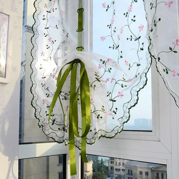 

2019 Cortinas Dormitorio Curtains Blinds For The Window Embroidered Venetian Restaurant Lift Curtain Roman Custom-made Thira