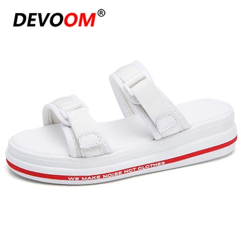 

2019 Summer Outdoor Sandals Female Beach Sandals Women Shoes Slippers Lightweight Cake Thick Bottom Sandals River Plate Big 40