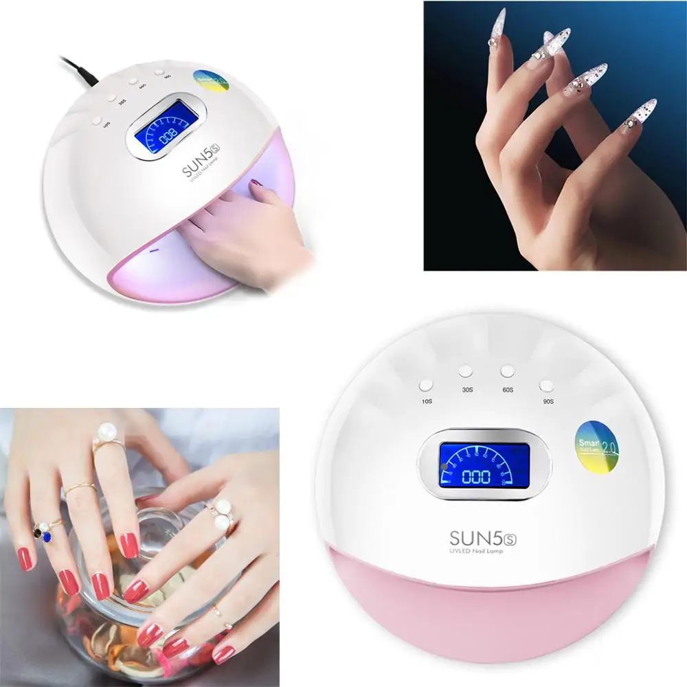 

72W USB UV 30 LED Lamp Nail Dryer Auto Sensor LCD Monitor Manicure Gel Varnish Polish Curing 4 Timer Setting Nail Art Tools