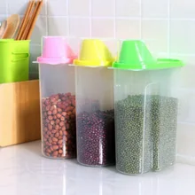 2 размера запечатанные банки пластиковый для хранения еды контейнер для зерна кухонные свежие Аксессуары Organizador кухонные инструменты