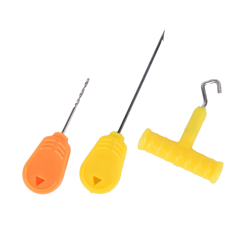 5pcs Carp Fishing Baiting Needles Splicing Knot Puller Scissors Boilies Pop Up Corn Tiger Nut Chod Hair Rigs | Спорт и развлечения