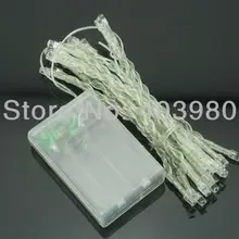 Настоящий Navidad Санта-Клаус светодиодный Рождественский свет для 3 м 30led гирлянда Питание от батареи для/Свадебные Рождественские гирлянды вечерние украшения