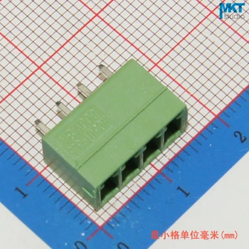 

100Pcs 4P 3.5mm Pitch Vertical Straight Pin Male Pluggable Screw Terminal Block