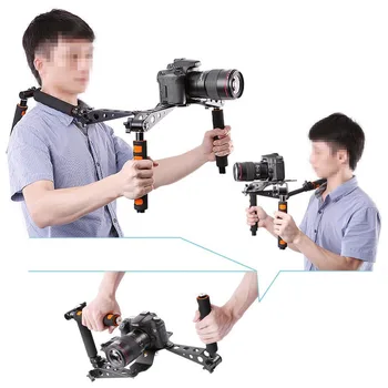 

Neewer Aluminium Alloy Foldable Rig Movie Kit Film Making System Rig Stabilizer for Canon/Nikon D7100/D7200 Camera and Camcorder