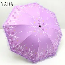 Best Price YADA Creative Sexy Flower Folding Umbrella Rainy Hanafuji Lace Umbrella For Women Men UV Windproof Umbrellas Parasol Gift YD187 Best Price YADA Creative Sexy Flower Folding Umbrella Rainy Hanafuji Lace Umbrella For Women Men UV Windproof Umbrellas Parasol Gift YD187