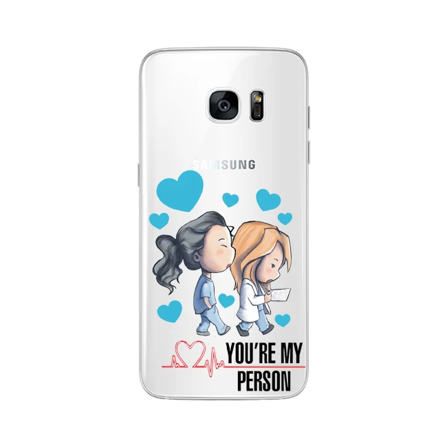 Мягкий ТПУ для Samsung Galaxy A5 A6 A7 A8 J5 J6 J7 J8Plus 2016 2017 2018 NOTE8 NOTE9 You're My Person Fundas Greys Anatomy|Сумки