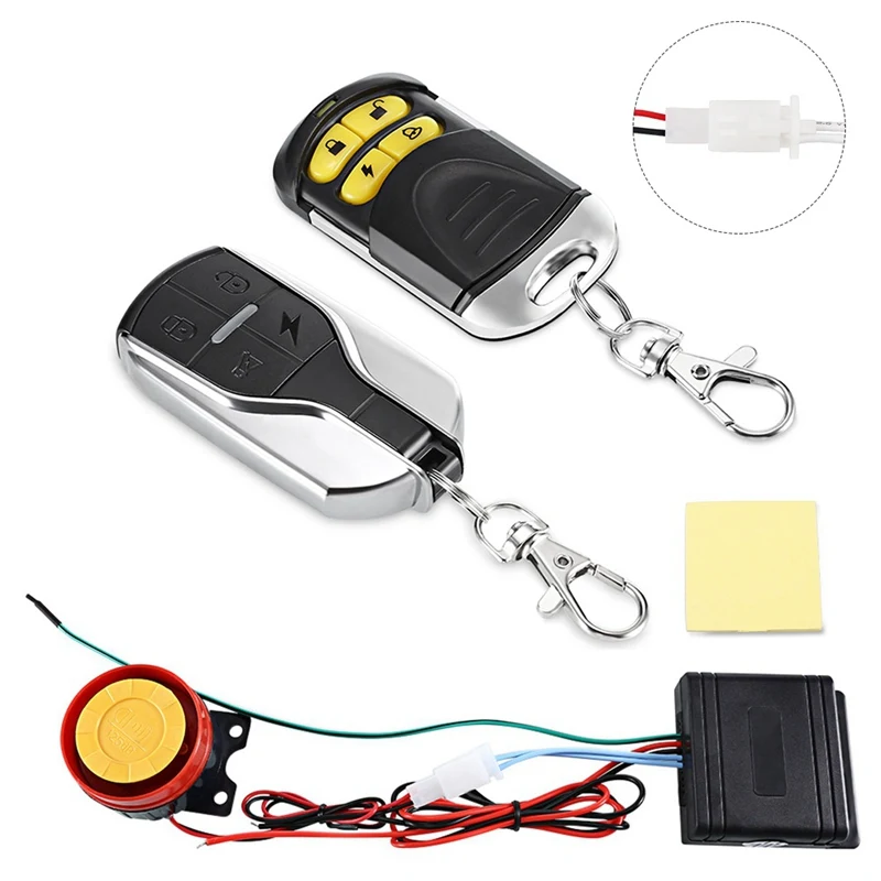 

Motorcycle Bike Alarm System Scooter Anti-theft Security Alarm System Remote Control Engine Start+Alarme Moto Speaker Universal