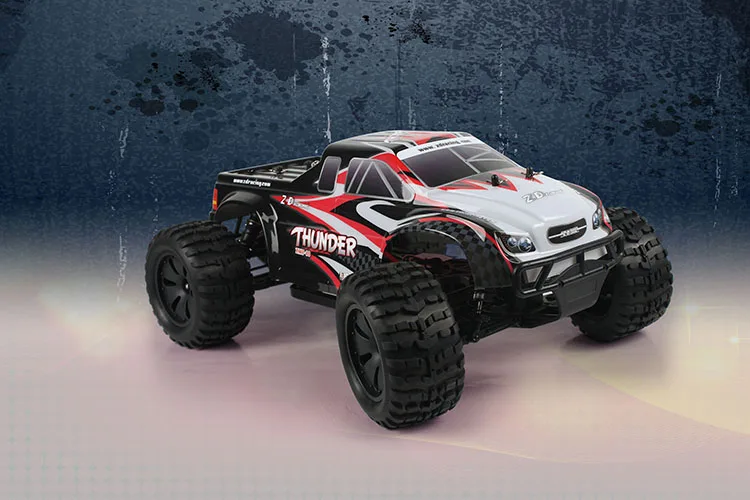 ZD Racing 9105 10427 Thunder ZMT-10 1/10 DIY автомобильный комплект 2,4G 4WD RC грузовик рама без электронных деталей - Цвет: Белый