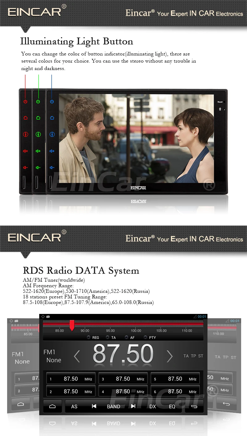 Flash Deal Android 5.1 Map No-DVD Tablet GPS WiFi EQ 4-Core 7" Auto Car Stereo APP CD Autoradio Video Radio SD 1080P 6