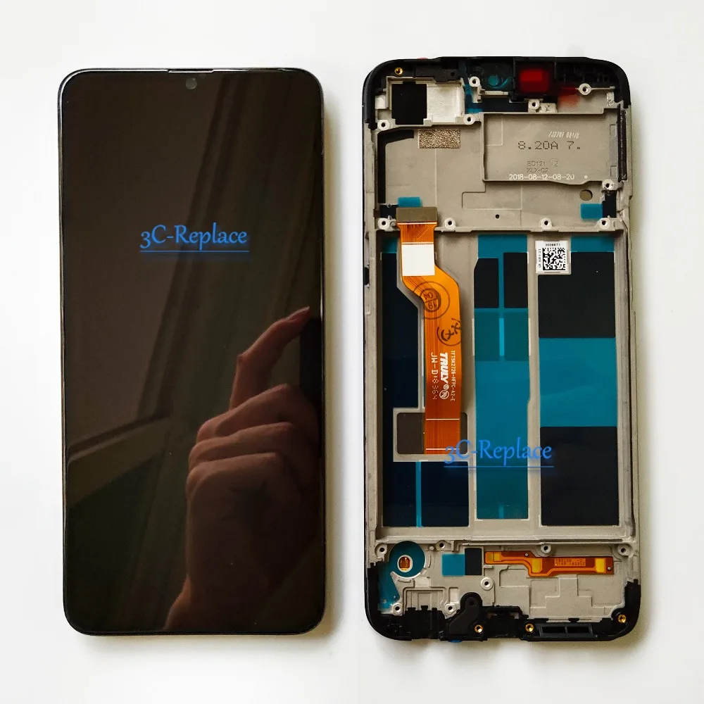 100% протестированный Черный 6 3 дюймовый новый для OPPO F9 CPH1825/F9 Pro CPH1823 Полный ЖК