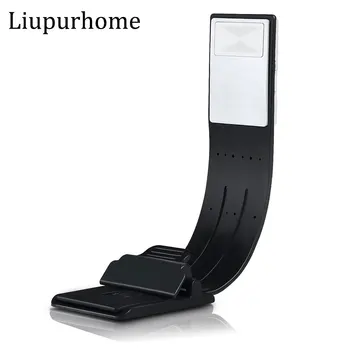 

Portable USB Rechargeable Clip LED Book Light Detachable Flexible Angle Eye Protection Reading Lamp for Reader Kindle Book MYC