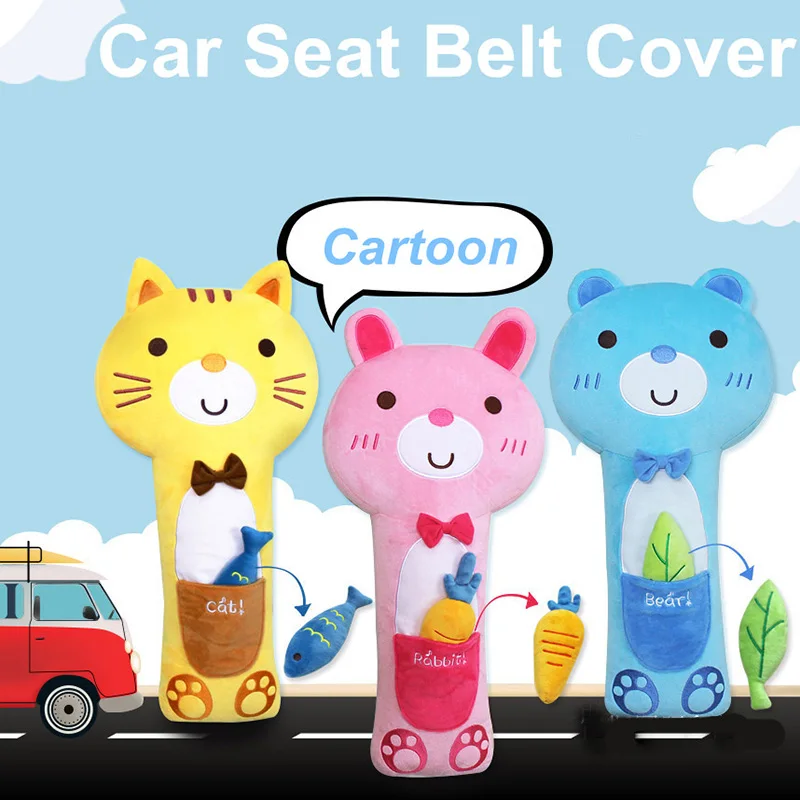 Buy Cartoon Car Seat Belt Cover For Kids Child Auto