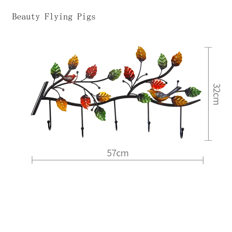 Американский дверной крючок для крыльца, современный декоративный стеллаж для пальто, настенный домашний Настенный декор, креативный кованый крючок для пальто, почта