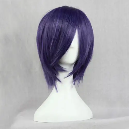 Bingo Pop Anime Tokyo Ghoul Kirishima Touka Cosplay Wig Short Dark