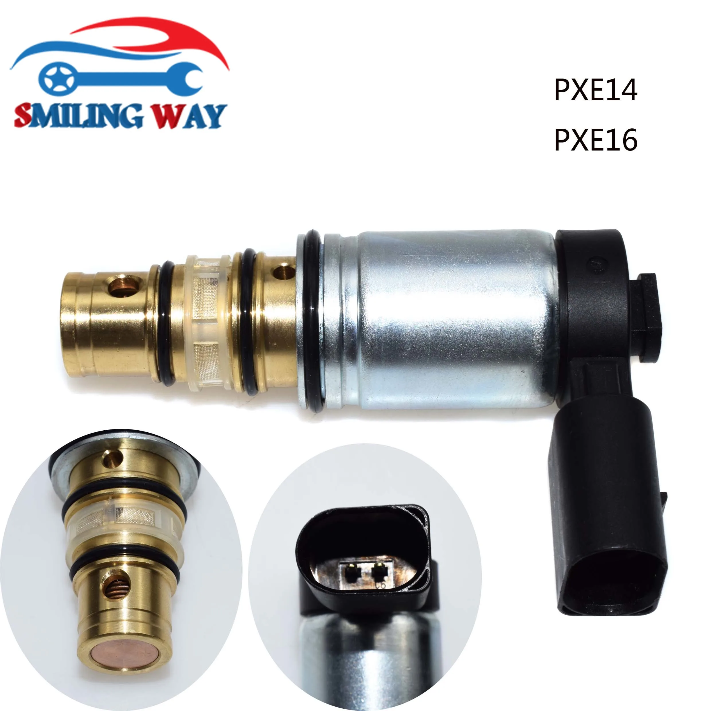 

AC Compressor Control Solenoid Valve PXE14 PXE16 For Audi A3 TT VW Jetta GTI MK5 MK6 Rabbit Golf Passat B6 B7 Tiguan Beetle