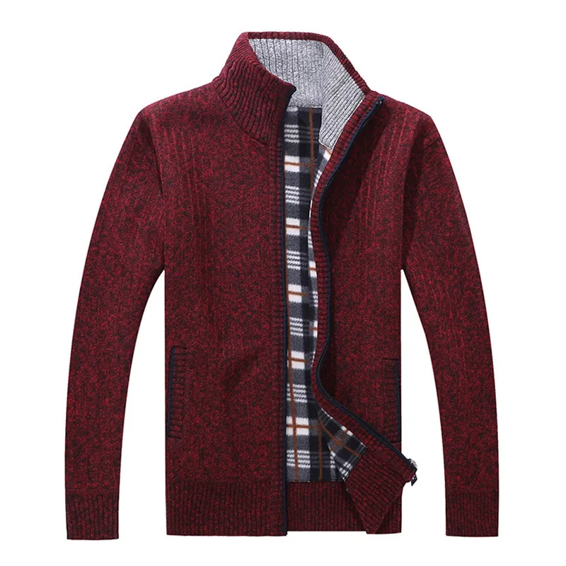 AmberHeard Men Cardigan Sweater 2019 Autumn Winter Fashion