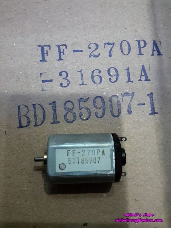 

Brand new and original 1.5V-6V Mabuchi 270 DC motor FF-270PA -3737 BD185907 diameter 2mm shaver motor ~
