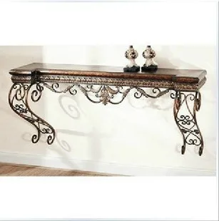 Continental Iron Console Tables Vestibule Half Round Table Leisure Continental Iron Console Tables Vestibule Half Round Table Leisure Furniture Wrought Wall Shelf