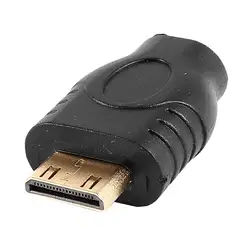 Топ предложения Micro HDMI Тип D Женский к Тип C Mini HDMI Мужской F/M адаптер Черный