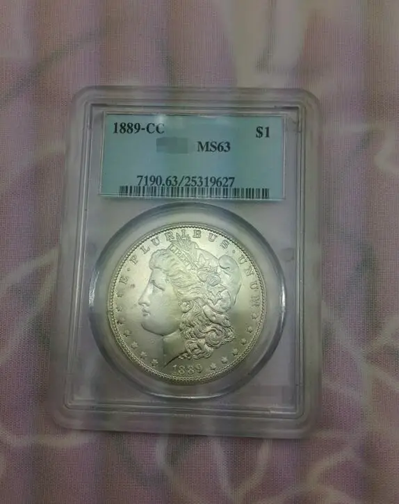 

Wholesale MS63/XF45/AU50/MS62 1889-CC Morgan Silver One Dollar Coin /FREE SHIPPIN