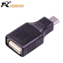 3 шт. OTG USB2.0 Micro USB male к A Тип переходник с внутренней резьбой USB AF/Micro 5pin Мужской Разъем Удлинительный USB адаптер