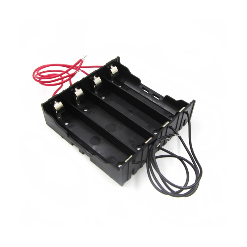 Plastic Battery Holder Storage Box Case For 4x 18650 Rechargeable Battery K9 
